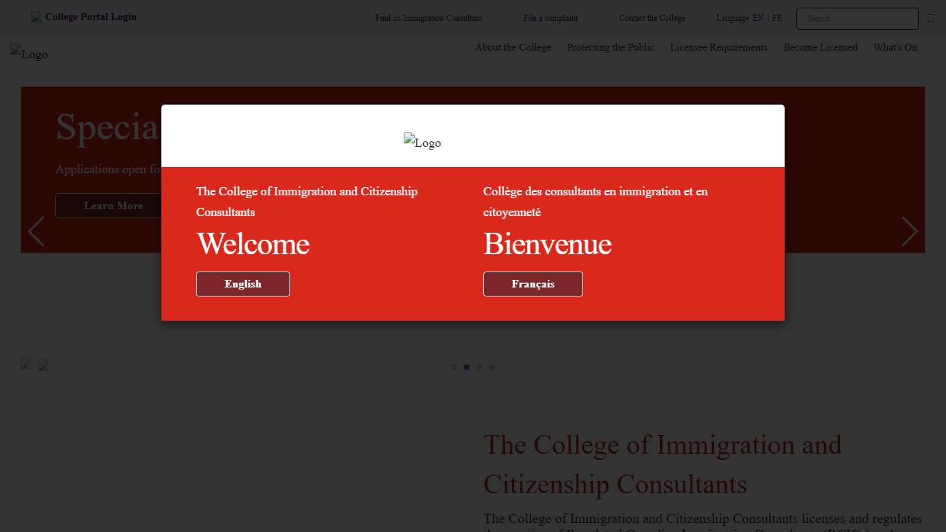 Welcome to the College